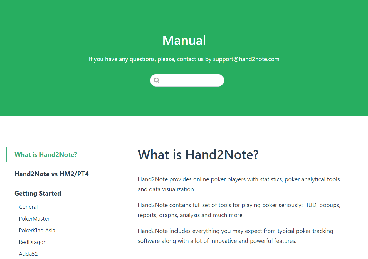 Hand2Note manual