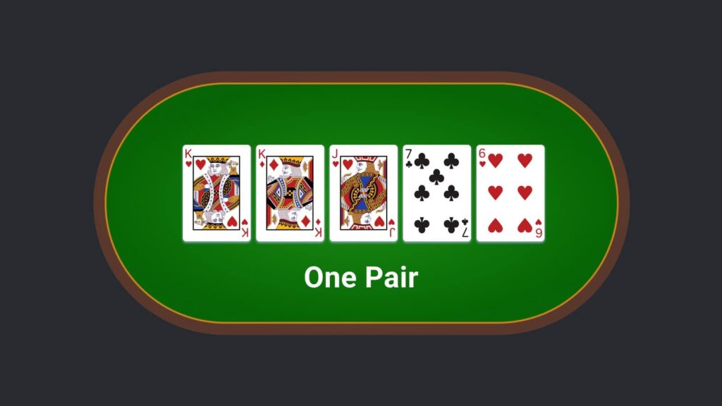 one pair poker hand