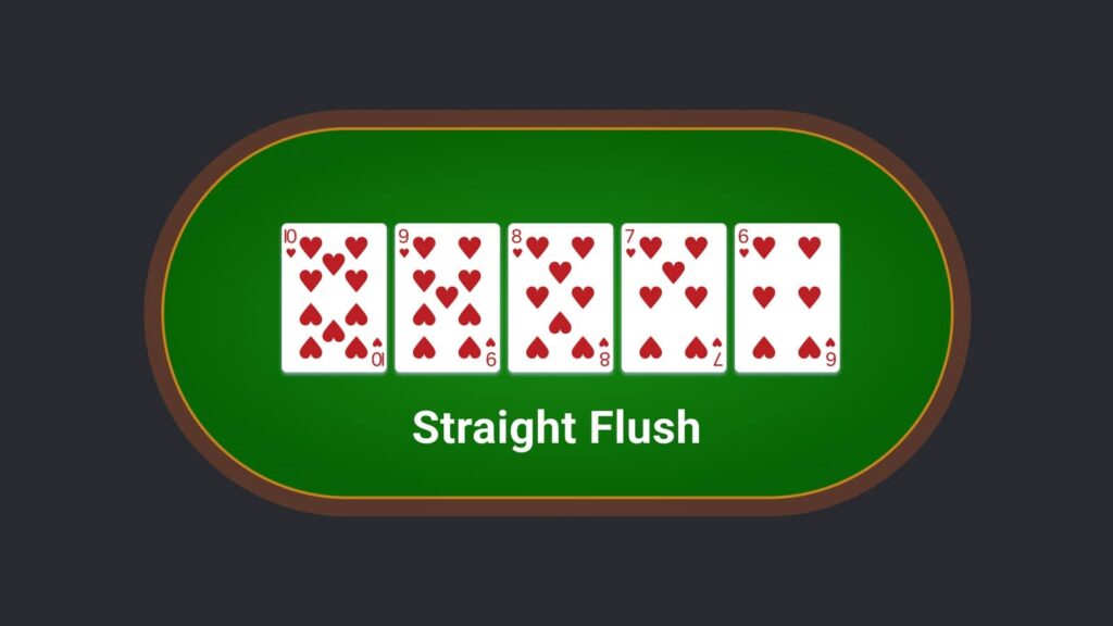 straight flush poker hand