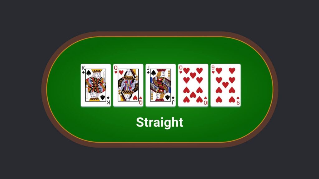 straight poker hand