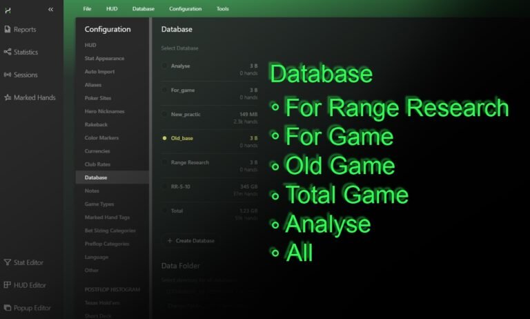 Creating, Deleting, and Switching Databases in Hand2Note
