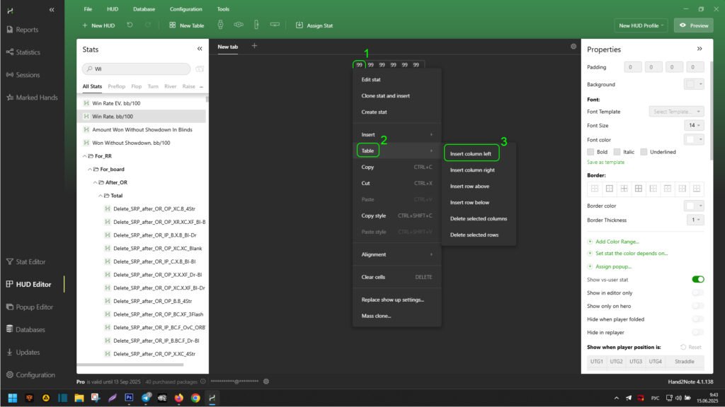 Editor de HUD do Hand2Note Parte 2: Criando um HUD Estático