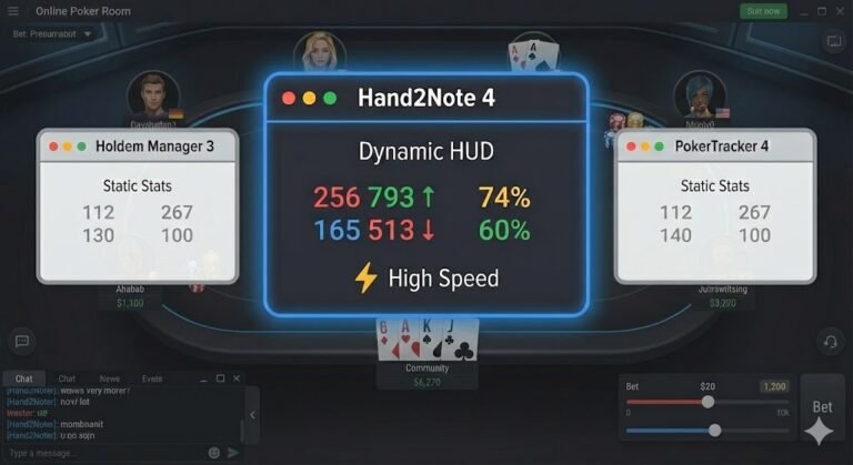 The Best Poker Tracking Software: Hand2Note vs HM3 & PT4